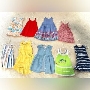 (9) Toddler Girl 2T Summer Dresses